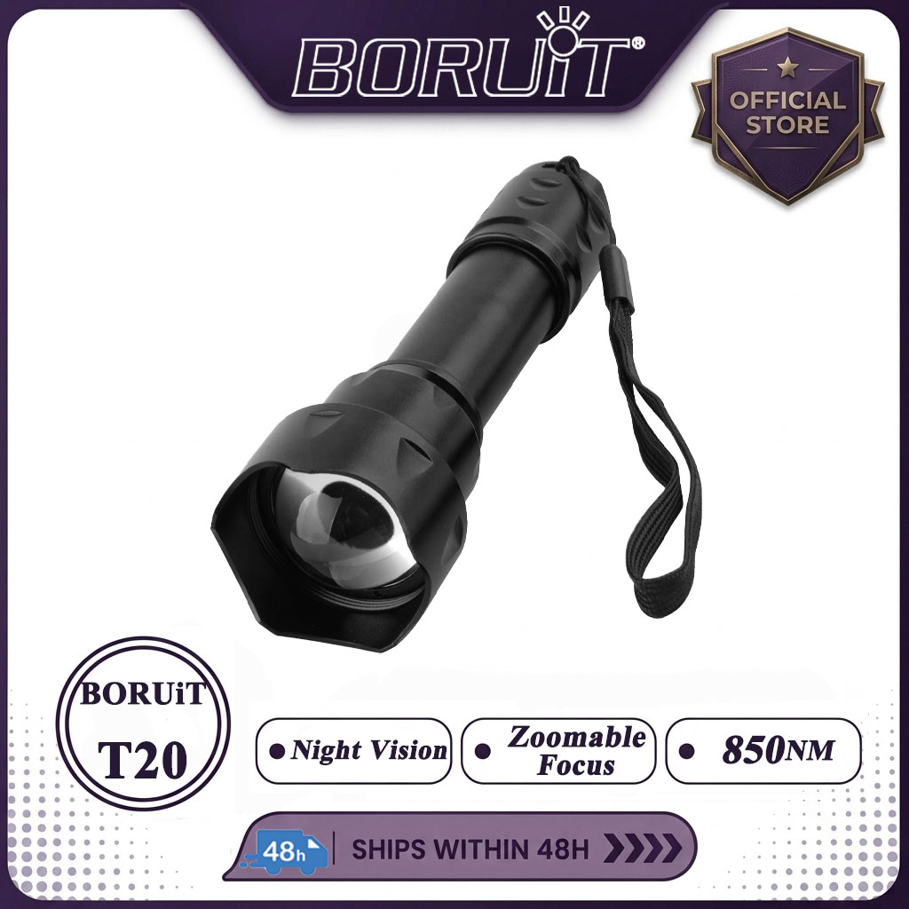 Ir Illuminator 850Nm Flashlight - BORUiT T20 الأشعة تحت الحمراء IR