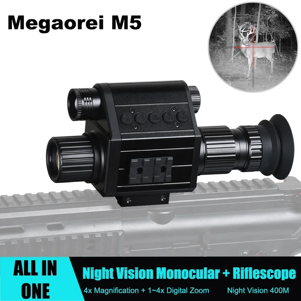 Night Vision Rifle Scope Ir 850Nm - Riflescope فائق الدقة للرؤية الليلية ،