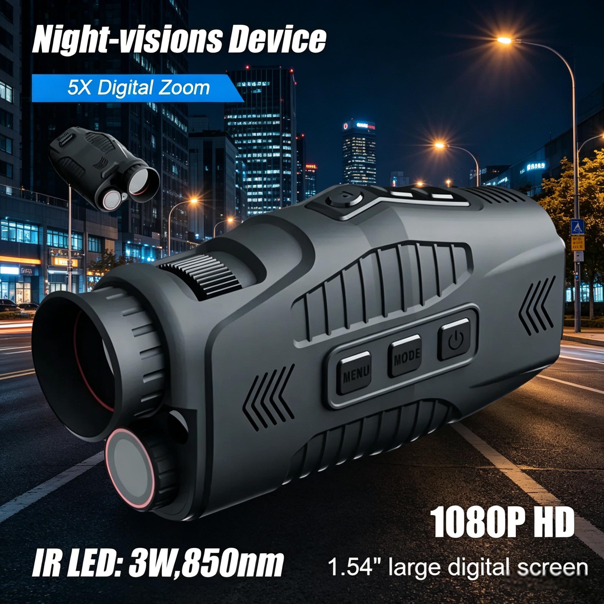 Night Vision Monocular 1080P - جهاز رؤية ليلية بالأشعة تحت الحمراء