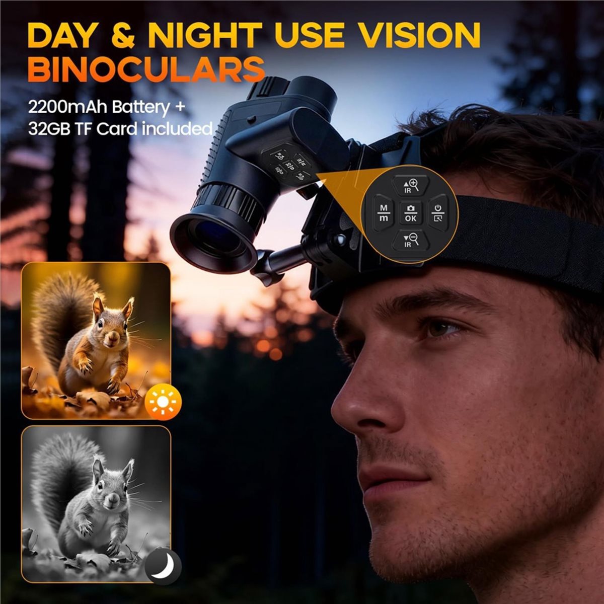 Night Vision Monocular 8X - جهاز رؤية ليلية رقمي أحادي العين