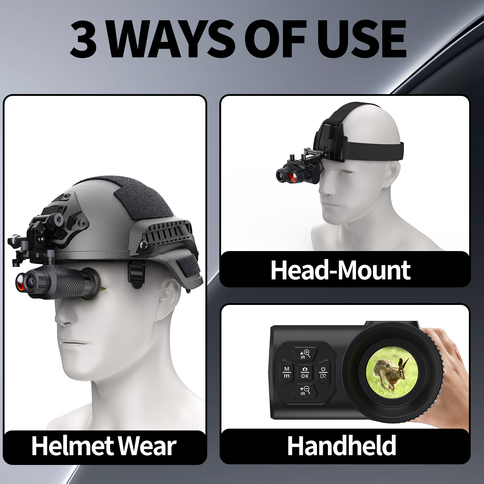 Night Vision Monocular 8X - جهاز رؤية ليلية محمول أحادي العين،