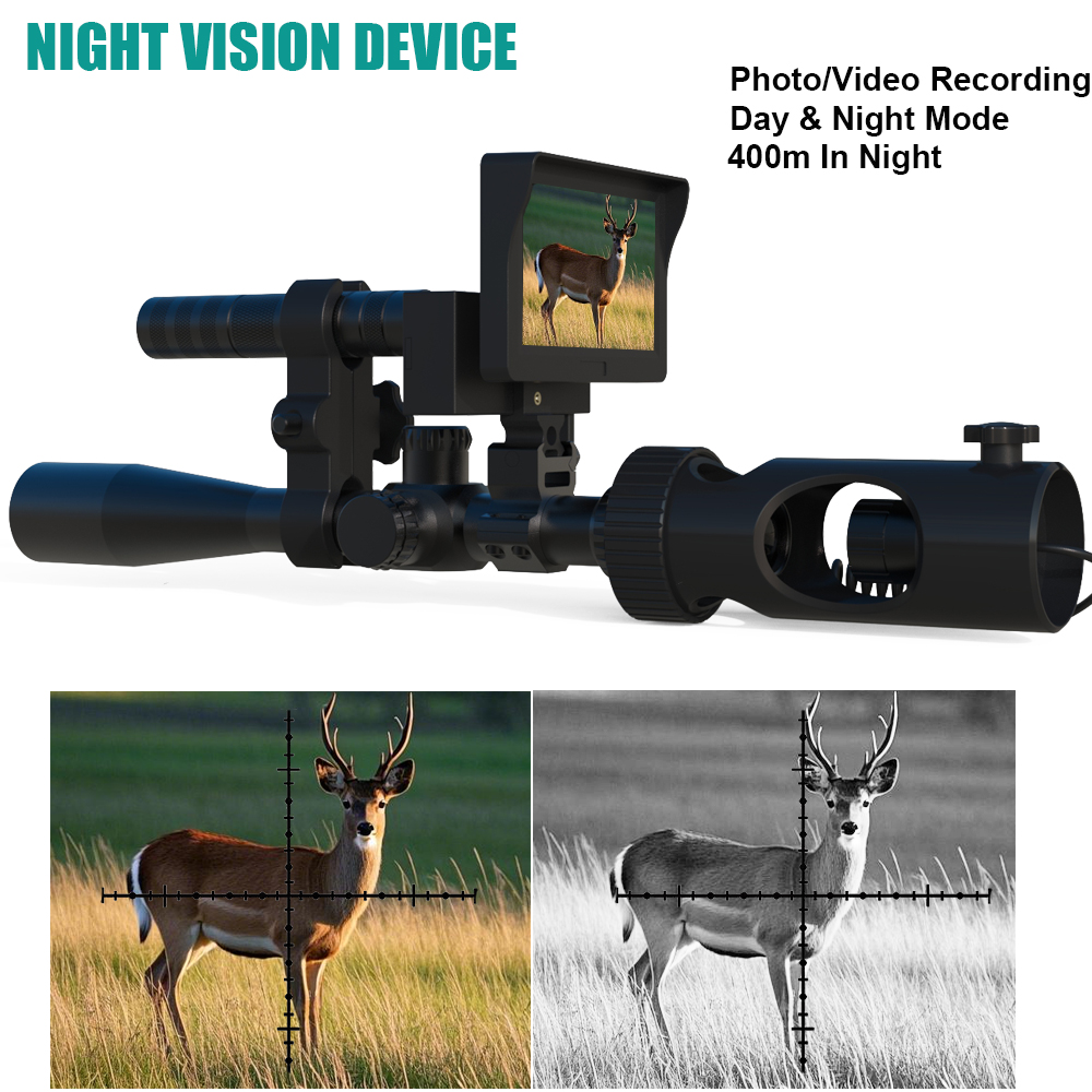 Night Vision Rifle Scope Ir 850Nm - منظار رؤية ليلية رقمي عالي الدقة