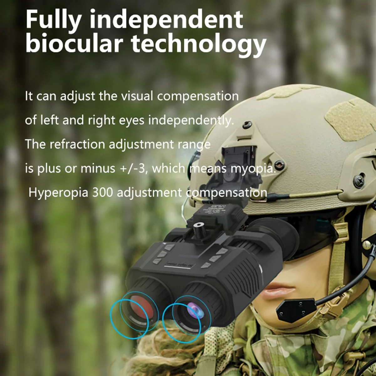 Night Vision Goggles Head Mounted - رئيس جبل الأشعة تحت الحمراء للرؤية