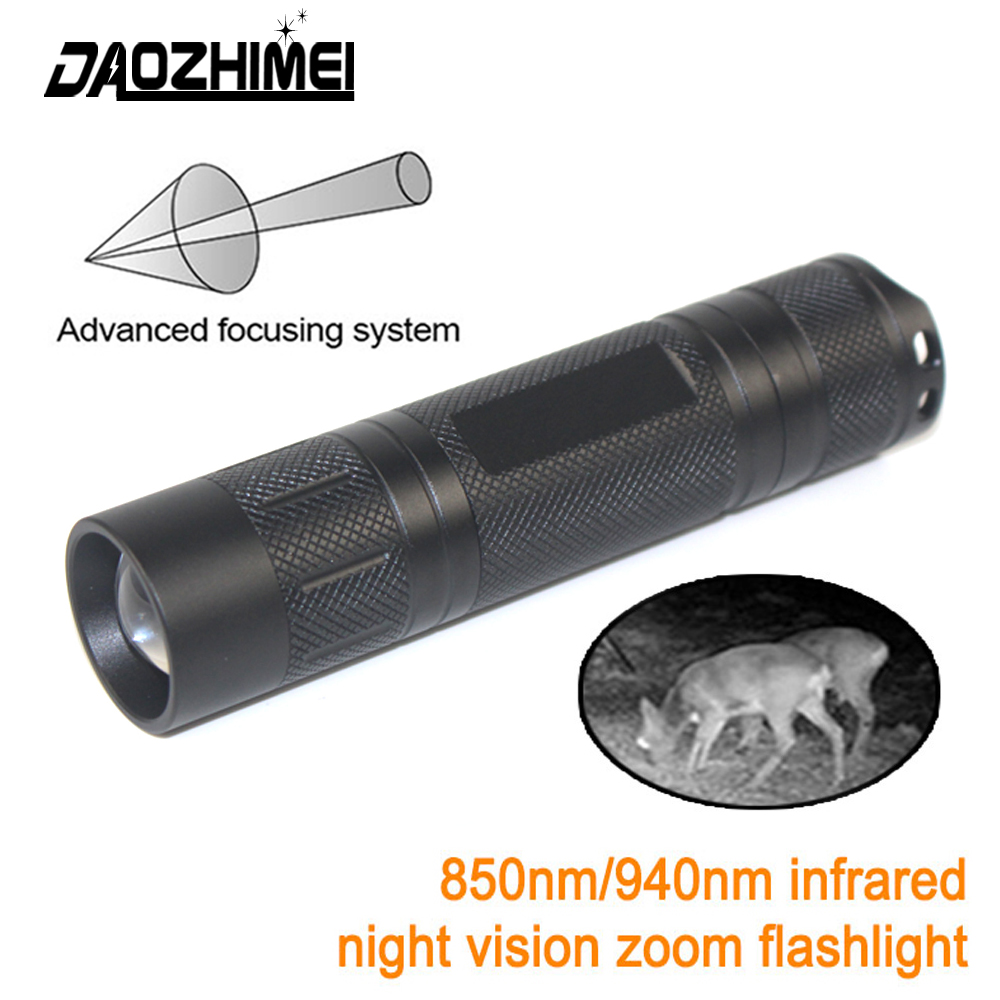Ir Illuminator 850Nm Flashlight - قابلة للشحن IR 940NM و 850NM
