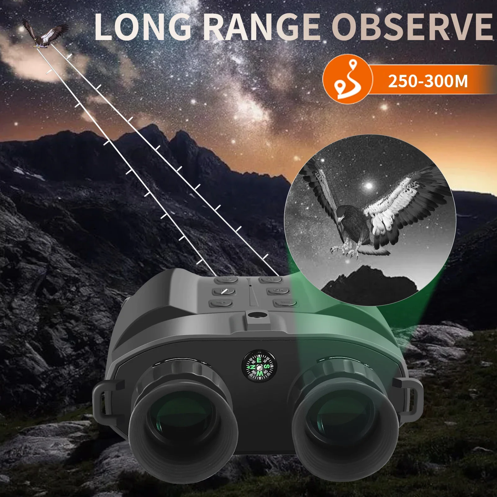 Night Vision Goggles Head Mounted - PVS-32 الأشعة تحت الحمراء مناظير ليلية