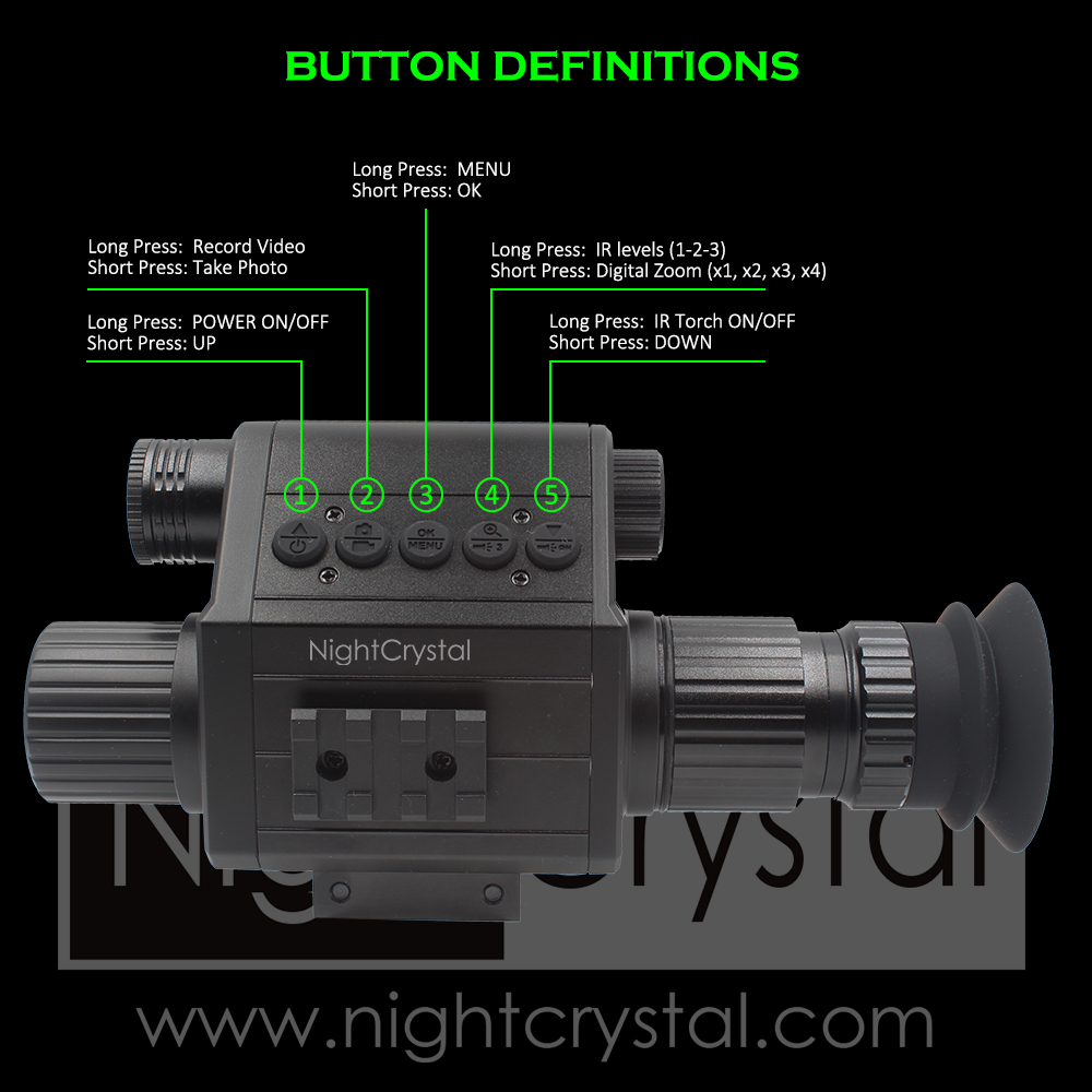 Megaorei M5 للرؤية الليلية Rif - مراجعة Night Vision Rifle Scope Ir 850Nm وسعره
